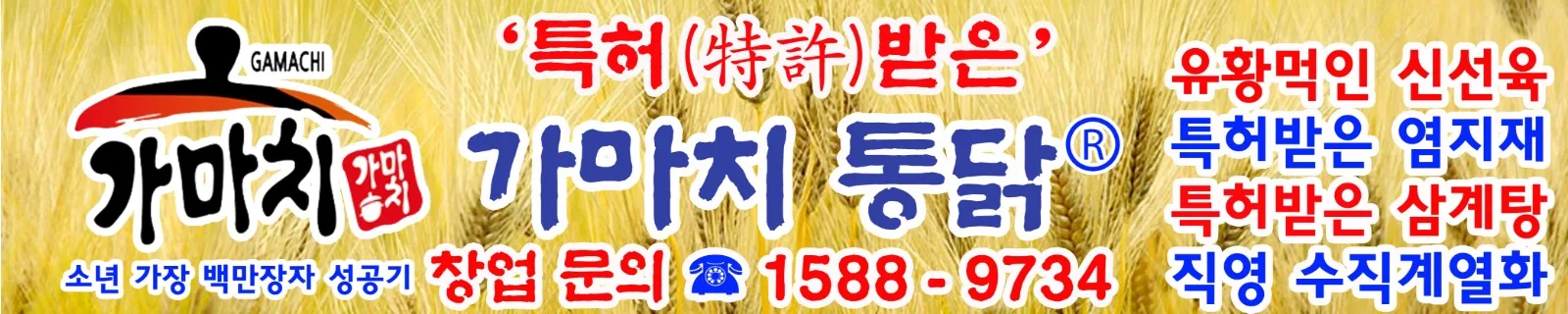 특허받은 가마치통닭